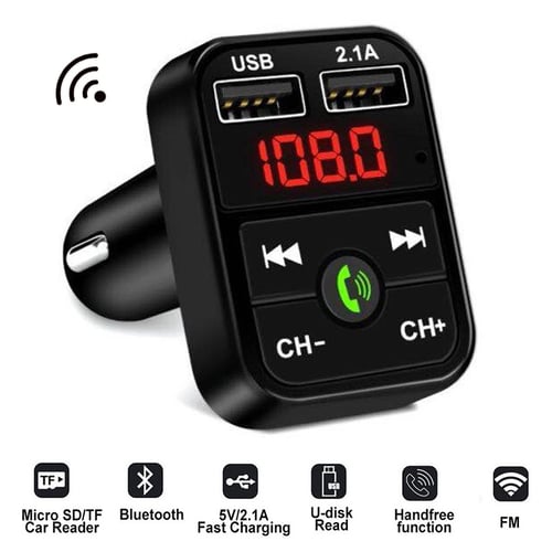 Cheap Car Bluetooth 5.0 FM Transmitter Wireless Handsfree Audio