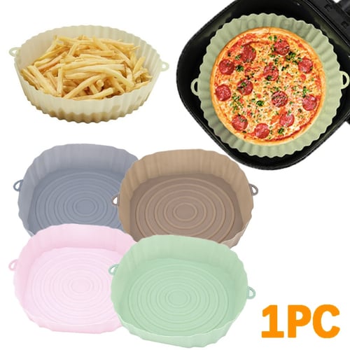 1pc Air Fryer Mat Foldable Reusable Silicone Baking Sheet Oven