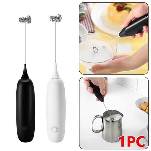 Stainless Steel Electric Handheld Drink Mixer, Coffee Stirrer, Milk & Egg  Beater (battery Not Included)