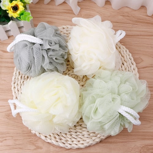 1pc Long Handle Bath Brush Back Bath Shower Scrubber Body Soft Mesh Scrub  Puff Clean Oneself Bath Back Brush