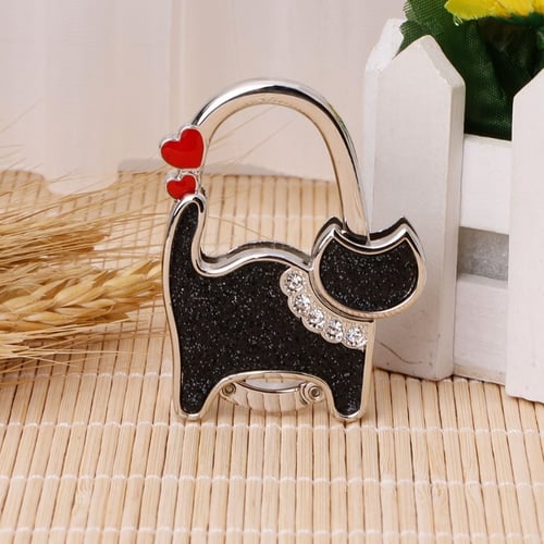 1PC Portable Travel Plastic Bag Cute Hook Table Hanger Holder Hooks Bag  Purse Hanger Handbag Hook Purse Tote Home Organizer