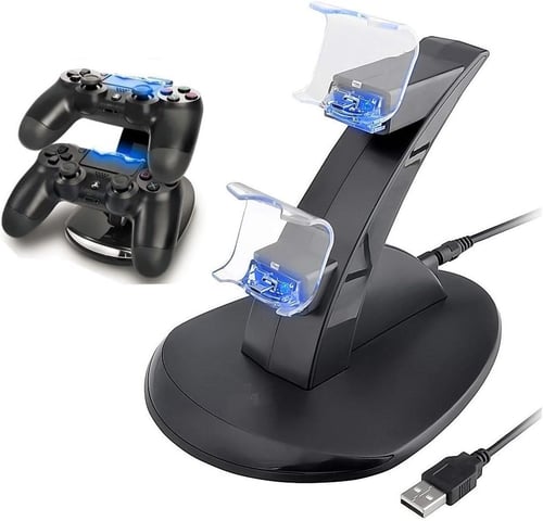 Chargeur Manette PS4, Chargeur PS4 avec Câble USB et Indicateur LED,  Support Manette PS4 pour PS4/ PS4Pro/ Play Station4 /PS Slim - Cdiscount  Informatique