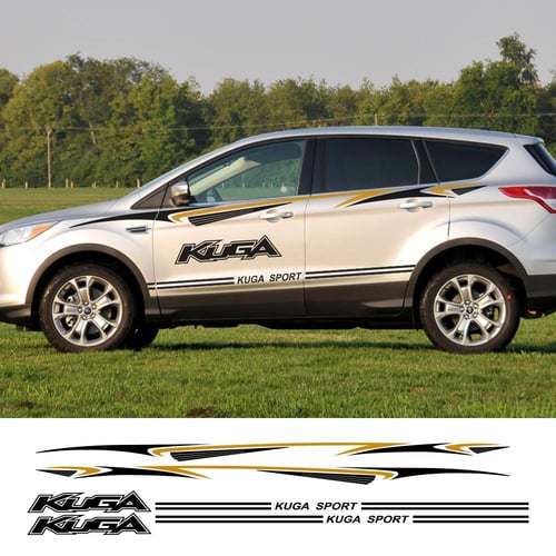 6pcs Car Stickers For Ford Kuga MK1 2 MK2 Auto Long Stripe Vinyl Film Decals  Styling Automobiles Tuning - buy 6pcs Car Stickers For Ford Kuga MK1 2 MK2  Auto Long Stripe