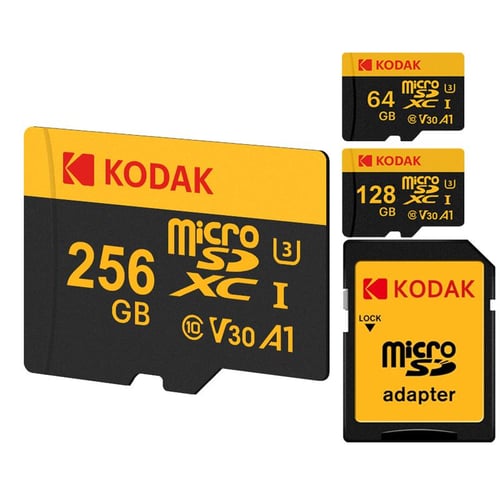 KODAK microSD ULTRA PERFORMANCE Class 10 UHS-1 U3 V30 A1