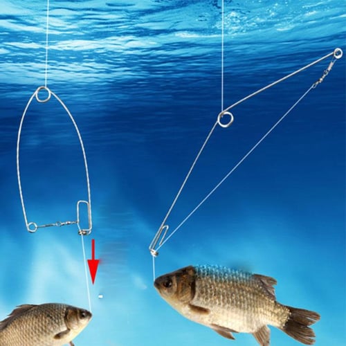Camping Automatic Fishing Device Spring Ejection Hook Stainless Steel  Tackle - buy Camping Automatic Fishing Device Spring Ejection Hook  Stainless