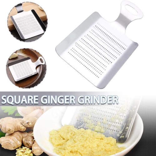 Ginger Grater, Newness Stainless Steel Shovel-shaped Food Grater for  Ginger, Mini Ginger Grater for Garlic, Fruits and Root Vegetables
