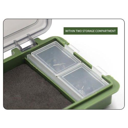 Portable Fishing Tackle Box With Compartments Multi-purpose