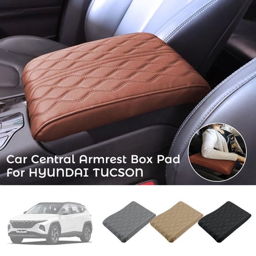 Auto Center Console Pad, PU Leather Car Center Console Box Cushion, Non  Slip Soft Armrest Seat Box Cover, Waterproof Vehicle Armrest Protector, Car