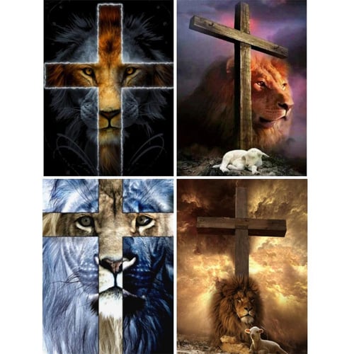 1Set Jesus Diamond Painting Rhinestone Mosaic Embroidery Kit DIY