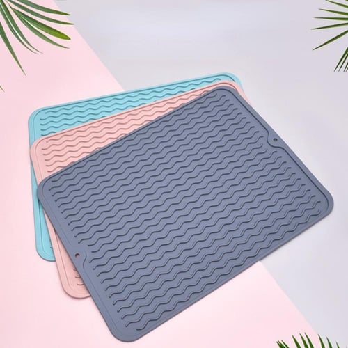 1pc Silicone Coffee Machine Mat, Heat-resistant Kitchen Water Insulation Pad,  Dishwasher Sink Bar Water Drip Mat, Countertop Protection Pad, Table Mat,  Waterproof And Oil-proof