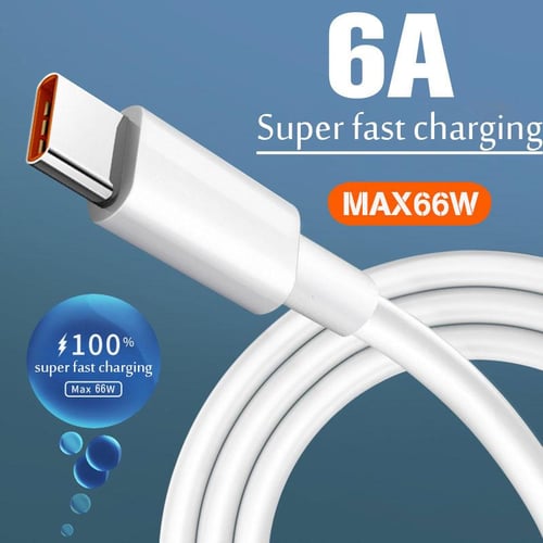 Cheap Fonken Xiaomi Usb Type C Cable 120w 6A Mi 12 11 10 9 Fast