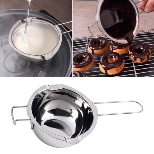 600ml Turkish Coffee Pot Stainless Steel Milk And Coffee Warmer Chocolate  Butter Melting Pot With H