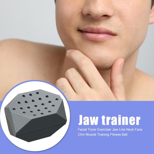 3PCS Jawline Exerciser Silicone Facial Jaw Muscle Trainer Fitness