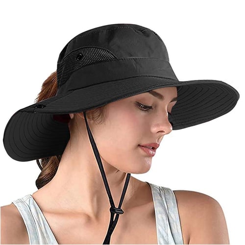 Super Wide Brim Sun Hat UPF 50+ UV Protection Waterproof Outdoor Gardening  Fishing Hiking Hat for Men Women