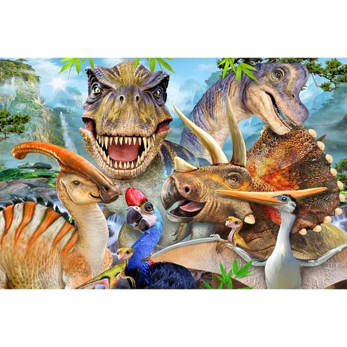 5D DIY Diamond Painting Dinosaur Full Drill Square/Round Animal Diamond  Embroidery Mosaic Rhinestone Pictures Home Decoration