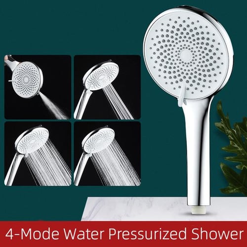 5 Modes Shower Head Adjustable High Pressure Water Saving Shower Head Water  Massage Shower Head Hook Hose Bathroom Accessories