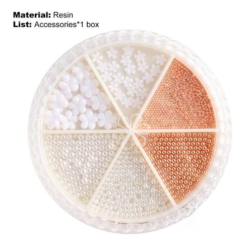 500pcs Symphony Rhinestone for Nails Bubble Bead Crystal Mixed