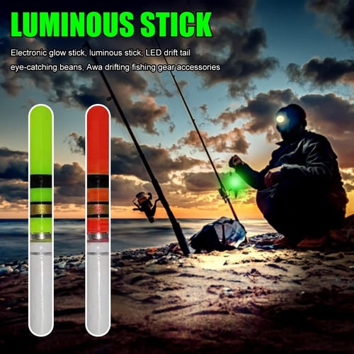 Waterproof LED Fishing Night Light Electronic Float Rod Tip Luminous Stick  Light