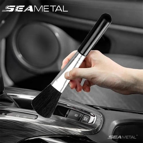 1pc Car Interior Cleaning Tool Air Vent Outlet Cleaning Brush Soft Car Detailing  Brush Dust Removal Tool For Car Gap