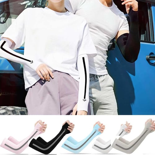 Cooling Arm Sleeves Outdoor Sport Basketball UV Sun Protection Arm Cover  Unisex