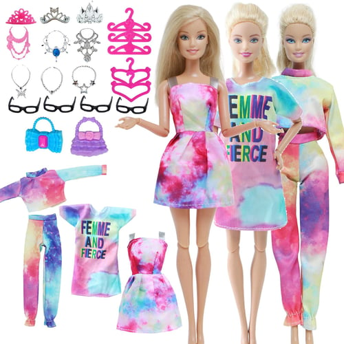 Sexy Pajamas Lace Doll Clothes For Barbie Doll Lingerie for 1/6