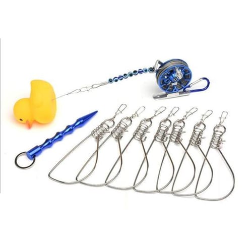 Fish Stringer Kit High Strength Long Rope Reusable Universal Anti-tangle  Swivels Lock for Fishing - buy Fish Stringer Kit High Strength Long Rope  Reusable Universal Anti-tangle Swivels Lock for Fishing: prices, reviews