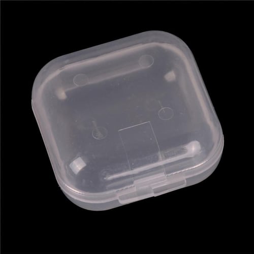 Small Plastic Storage Container Boxes Mini Clear Jewelry Earplugs