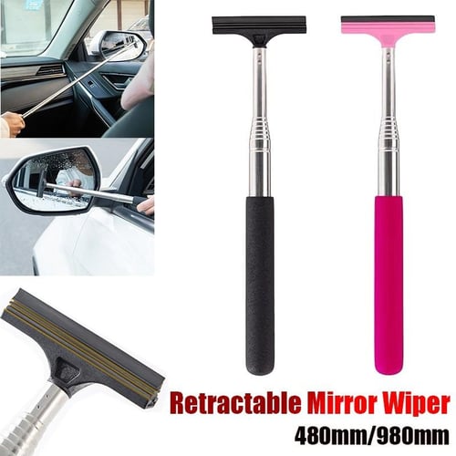 Portable Retractable Rear-View Mirror Wiper Quickly Wipe Water Water  Removal Tool Water Mist And Dirt,For Auto Glass Cleaning Tool - buy Portable  Retractable Rear-View Mirror Wiper Quickly Wipe Water Water Removal Tool