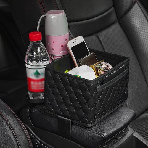 Multi-function Car Cup Holder Storage Box Organizers Car Interior Stowing  Box