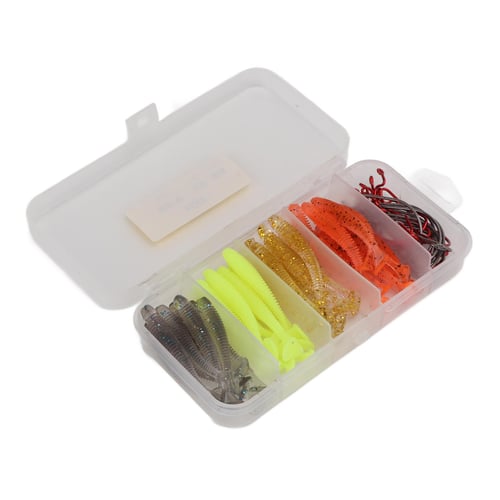 Jig Fishing Container Tackle Head Box Open Crank Baits Storage Box