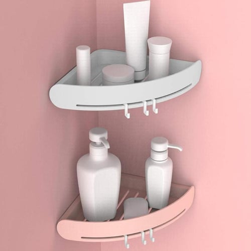 2pcs Bathroom Shower Shampoo Soap Storage Organizer Rack, Kitchen Liquid Bottle  Holder