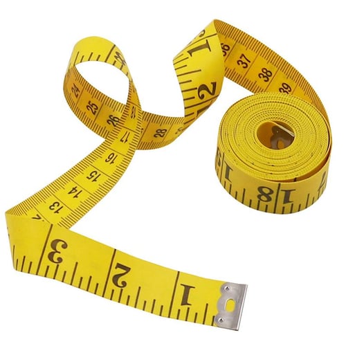 Sewing Ruler Meter Sewing Measuring Tape Retractable Body Measuring Ruler  Sewing Tailor Tape Measure Soft Random Color
