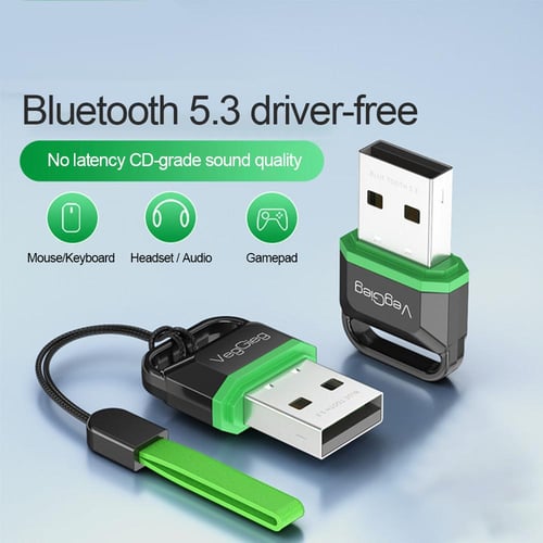 USB Bluetooth 5.3 5.0 Dongle Adapter for PC Speaker Wireless Mouse Keyboard  Music Audio Receiver Transmitter