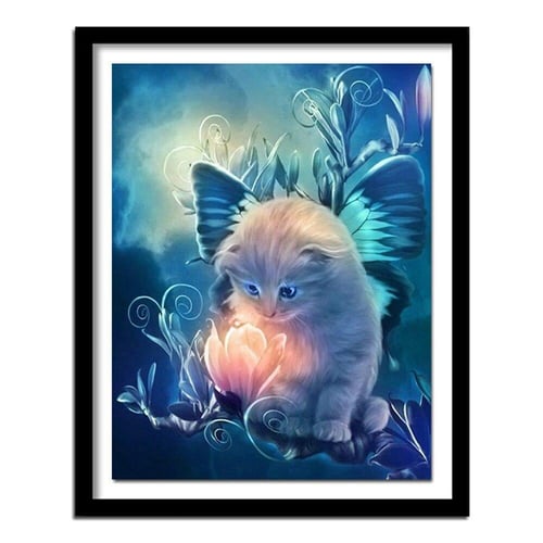 Diy Diamond Painting Art, Diamond Painting Cats, Cross Stitch