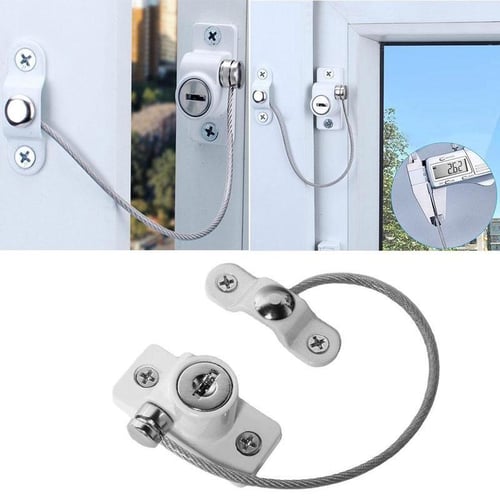 Sliding Sash Stopper Cabinet Locks Straps Doors Security Anti-theft Lock  Window Sliding Door Baby Kids Child Safety Doors Lock