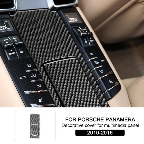 For Porsche Panamera 2010-2016 Carbon Fiber Rear Seat Multimedia