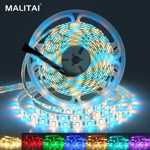 MALITAI 5M 16.4FT Color Changing LED Lights For Bedroom 5050 SMD RGBW LED  Light Strips Room Party LED Lights - buy MALITAI 5M 16.4FT Color Changing