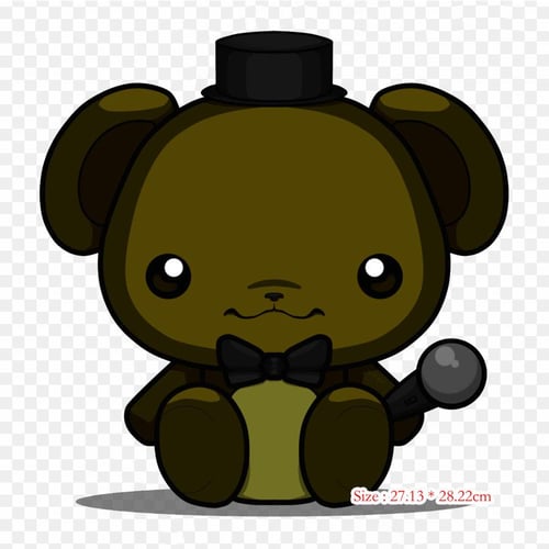 Compra online de Fnaf Withered Freddy Fanart Five Nights At Freddy's 2  Freddy Fazbear Transferências de ferro para roupas Bolsa de camisetas  Adesivos de transferência de calor Ferro em remendos