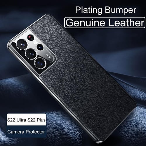 For Samsung Galaxy S23 S24Ultra S22 Plating Camera Cover Protector Mag Safe  Case