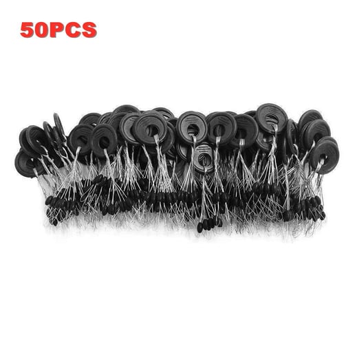 30 Group Set Rubber Space Beans Stopper for Sea Carp Fly Fishing Bait Fish  Float