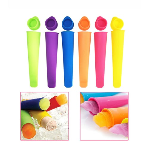 6pcs/set Summer Popsicle Maker Lolly Mould Kitchen DIY Random