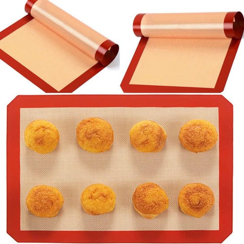 1pc Silicone Baking Mat, Cookie Oven Reusable Mat For Kitchen