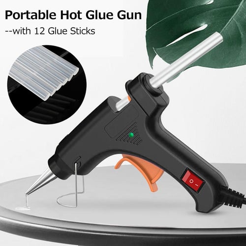 5400MAh Cordless Hot Melt Glue Gun With 100/50/20pc Glue Sticks