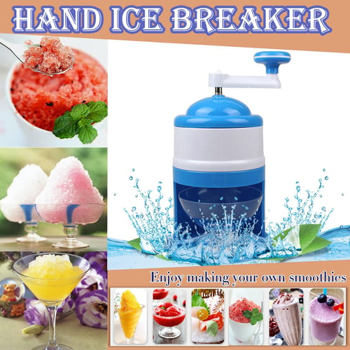 Buy Portable Home Manual Ice Crusher Multi-function Hand Shaved Ice Machine  Ice Chopper Kitchen Bar Ice Blenders Tools