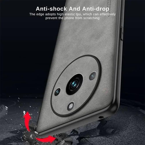 Cheap KEYSION Luxury Retro Leather Case for Realme 11 Pro 5G Soft  Silicone+PC Shockproof Phone Back Cover for OPPO Realme 11 Pro+ Plus