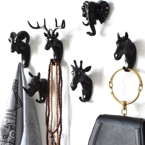 Wall-mounted Puch-free Anti-slip Wall Hook Different Animal Head Hook  Clothes Hat Towel Key Hanger Wall Decoration - buy Wall-mounted Puch-free  Anti-slip Wall Hook Different Animal Head Hook Clothes Hat Towel Key Hanger