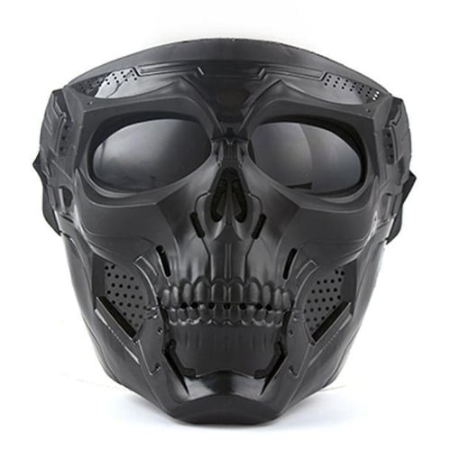 Military Paintball Mask Tusk Metal Steel Mesh Mask CS Wargame