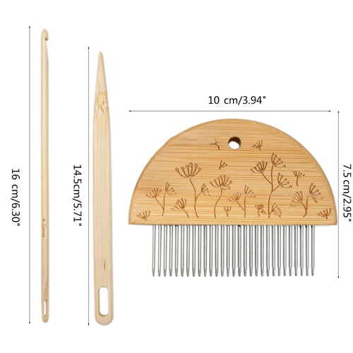 Weaving Comb | Wooden Loom Comb | Tapestry Comb | Lap Loom Beater