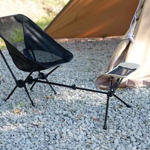 Lightweight Camping Folding Chair Footrest Portable Fishing Chair Footstool Aluminum Foot Stool Antislip Feet Rest Compact Leg Rest for Outdoor, Men's