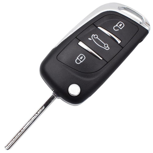 For Citroen C2 C3 C4 C5 C6 C8 3 Buttons Flip Remote Car Key Case Cover  Shell Fob Va2 Blade Ce0523